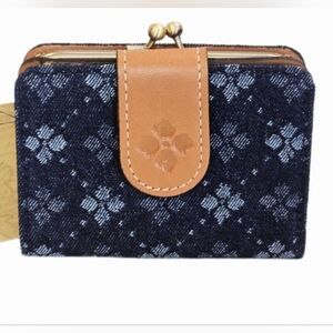 Patricia Nash Denim Iberia Wallet NWT